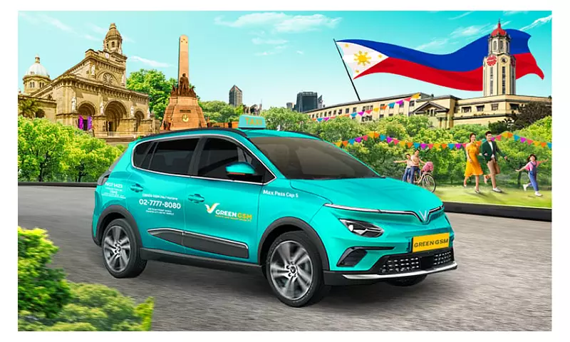 500 VinFast Electric Taxis Launch in Davao, Creating 20,000 Jobs