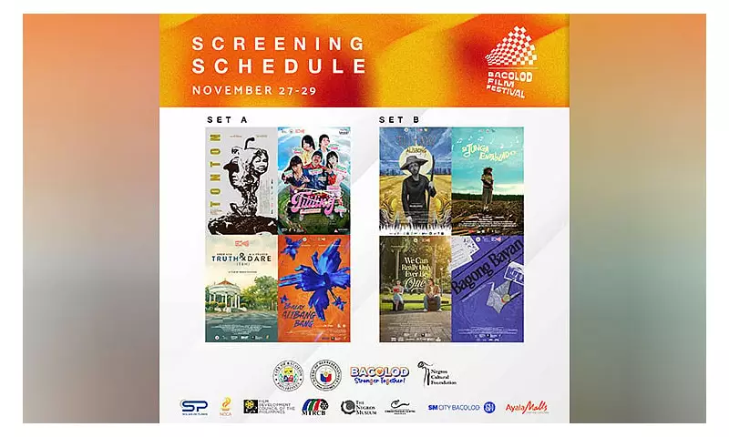 Bacolod Film Festival 2025 Launches Nov 27 with 8 Local Films