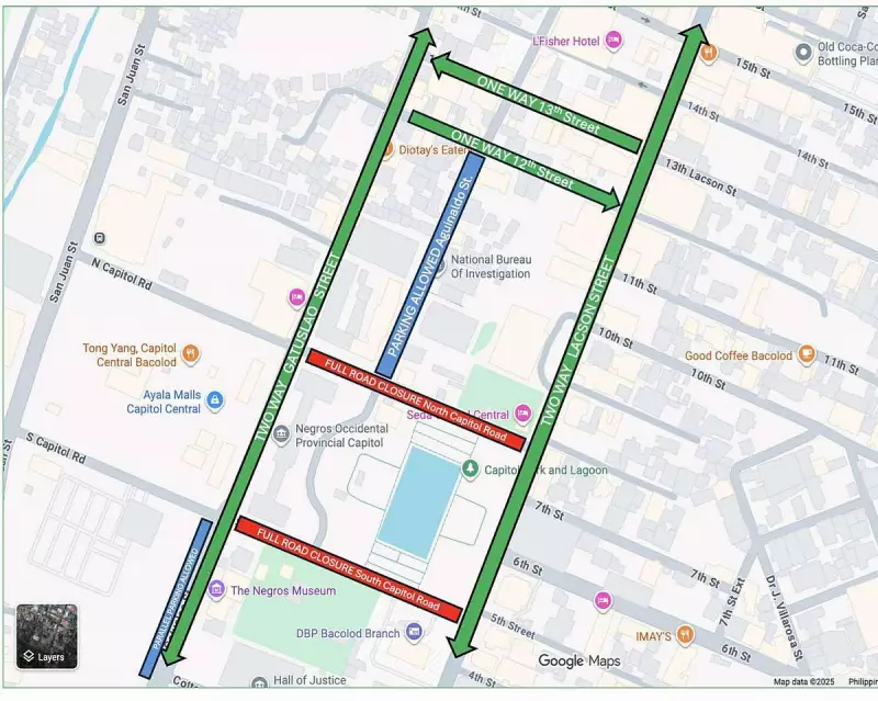 Bacolod Road Closure for Terra Madre 2025: Nov 10-24 Details