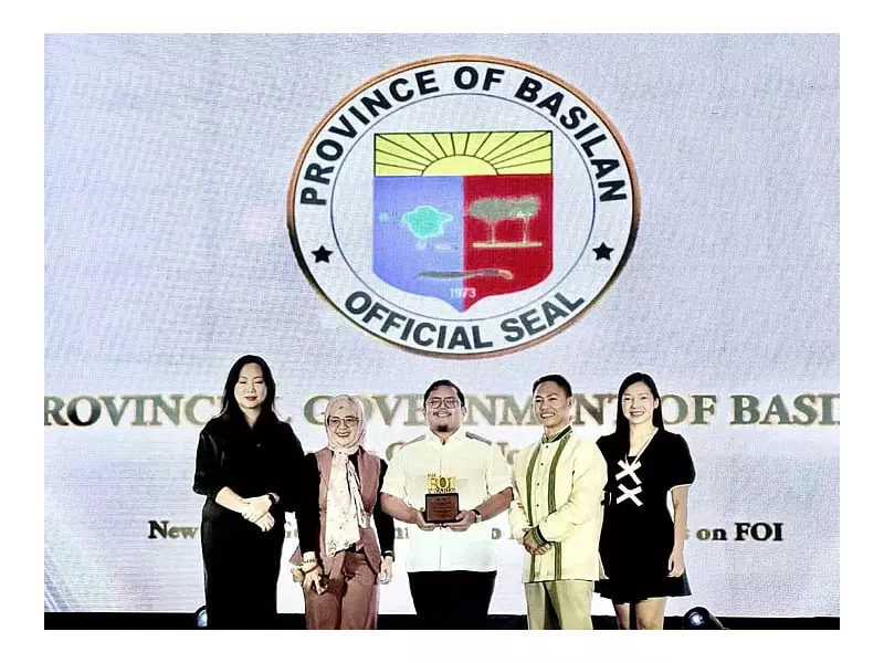 Basilan Wins 2025 FOI Award for Transparency in Governance