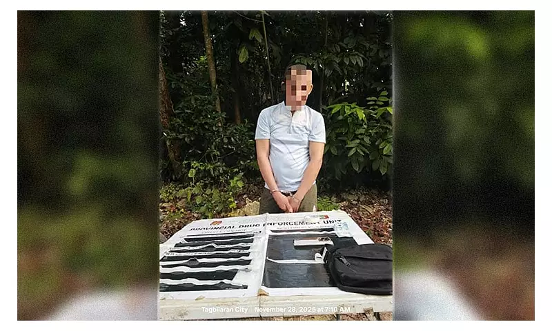 Bohol Police Nab High-Value Drug Suspect with P377K Shabu
