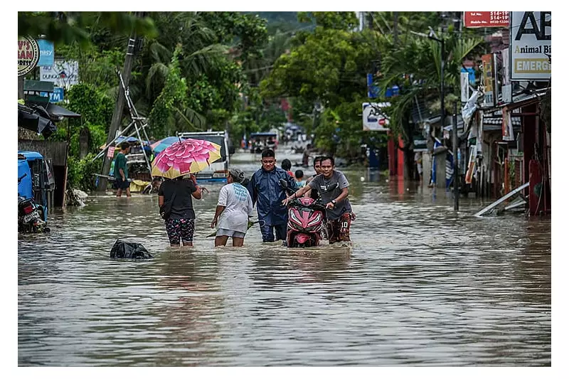 Cebu Floods: 200mm Rain from Tropical Depression Verbena Hits Southern Areas