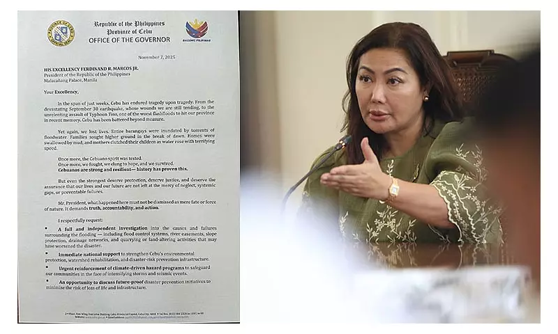 Cebu Governor Seeks Marcos Probe on Flooding Causes After Typhoon Tino