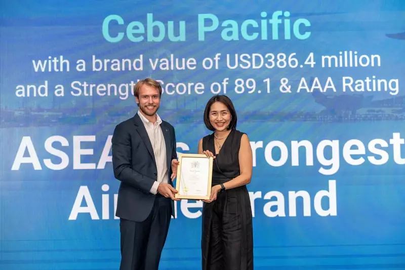 Cebu Pacific Named ASEAN's Strongest Airline Brand in 2025