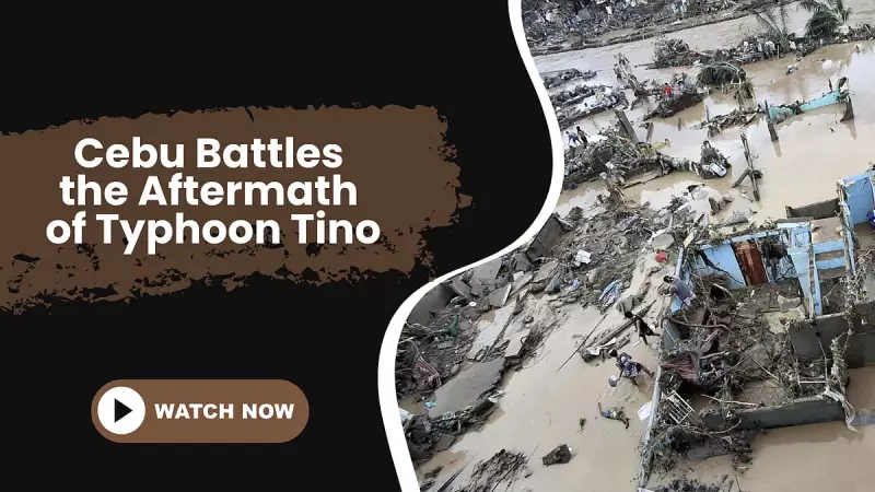 Cebu Reels from Typhoon Tino's Wrath: Widespread Flooding and Infrastructure Damage Reported