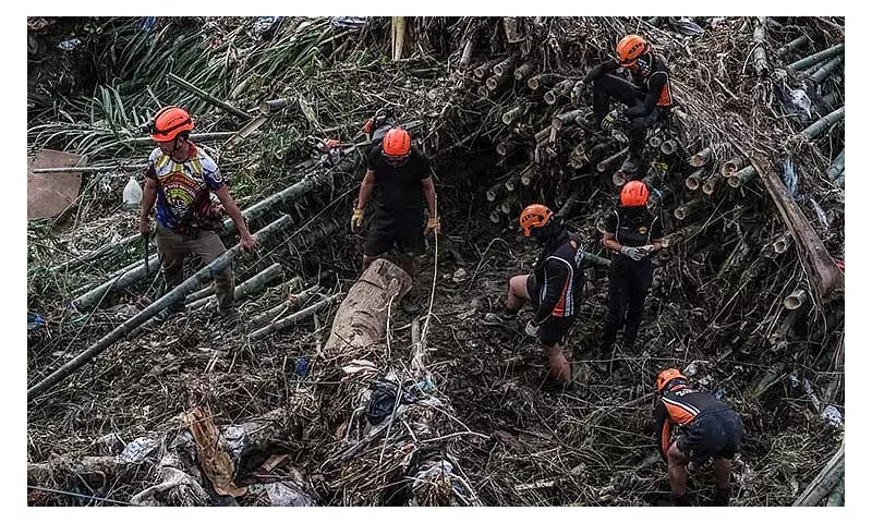 Cebu Search Ops Continue for 44 Missing After Typhoon Tino