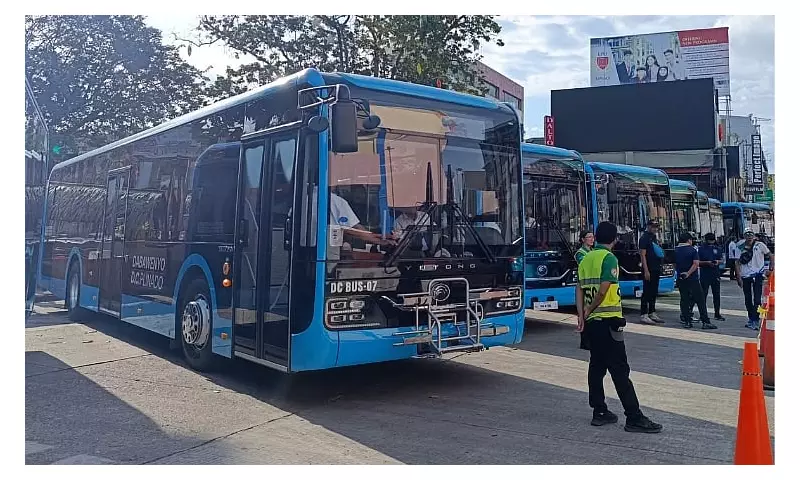 Davao City Launches 10 New DIBS Buses to Modernize Public Transport