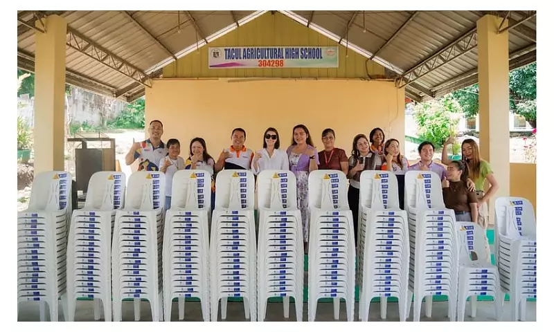 Davao del Sur Schools Receive Hundreds of Chairs from Gov. Cagas