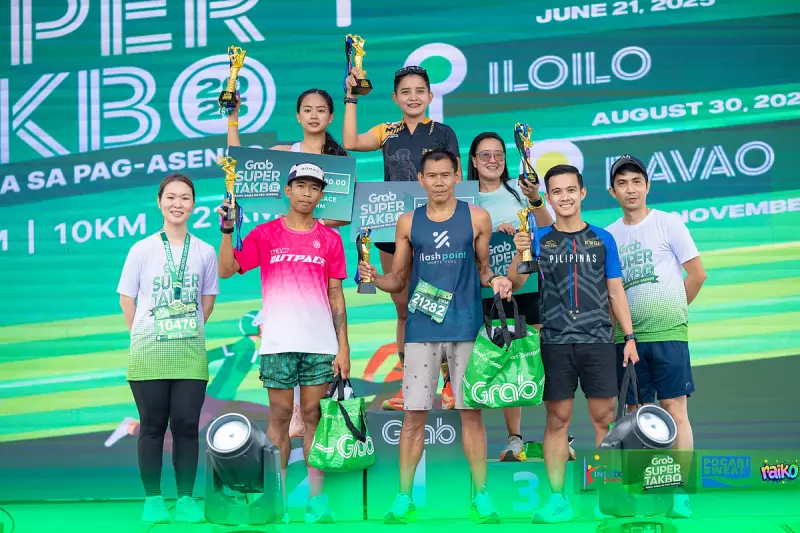 Elmer Bartolo, Aslia Hadji Nassef Win 21K Titles at Grab Super Takbo 2025 Davao