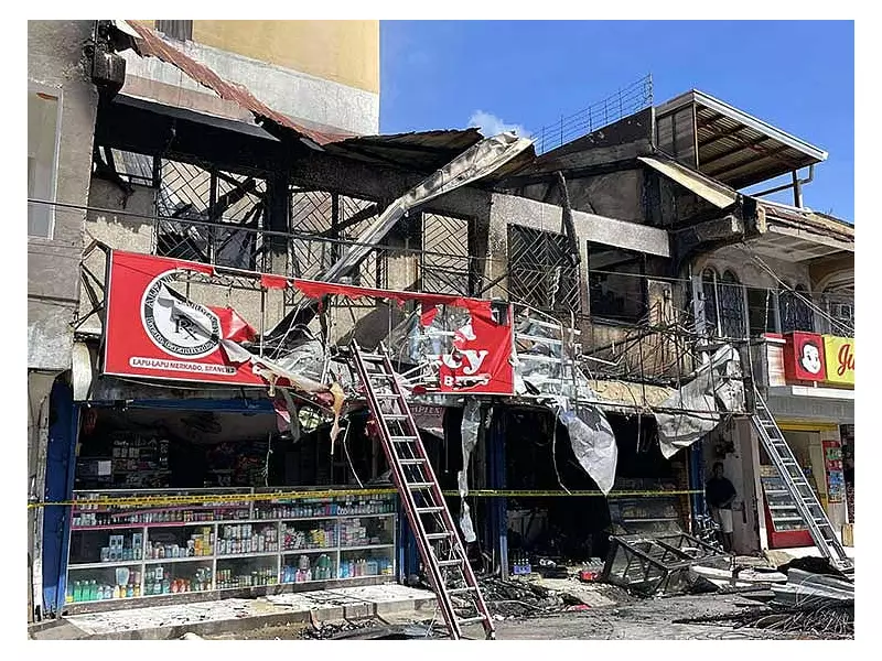Fire Damages Lapu-Lapu City Pharmacy, P200k Loss Suspected from Electrical Fault
