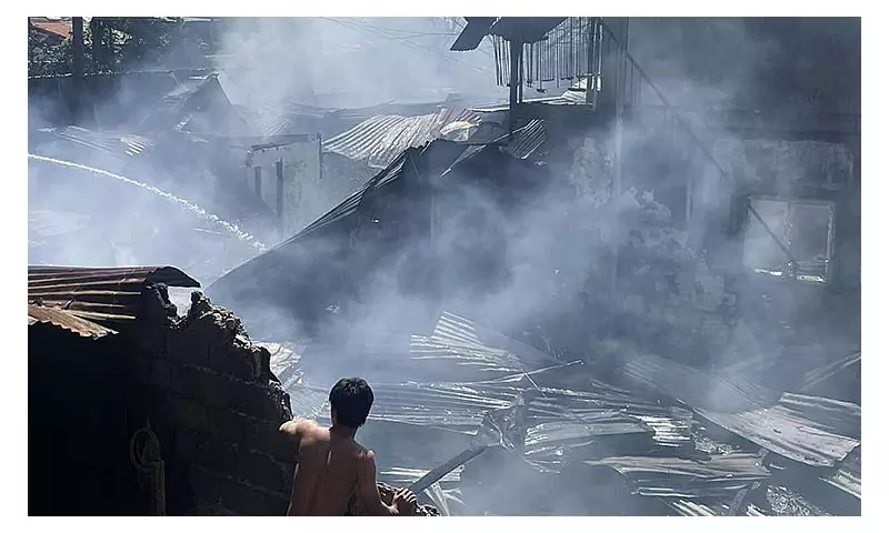 Fire Destroys 30 Homes in Lapu-Lapu City's Barangay Buaya