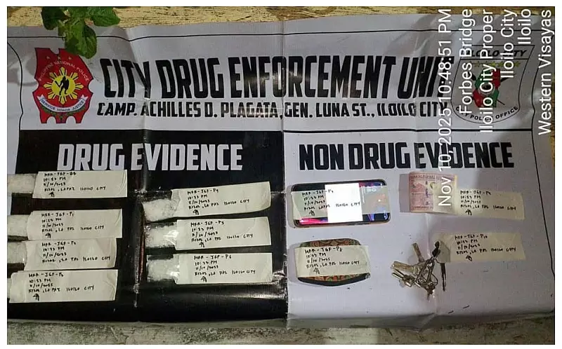 Iloilo City Police Nab High-Value Drug Suspect, Seize 60g of Shabu
