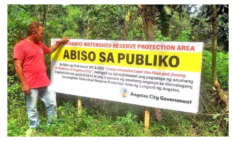 Lazatin Urges DENR to Protect Sapangbato Watershed from Construction