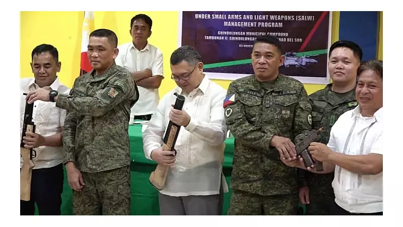 Maguindanao Del Sur Residents Voluntarily Surrender High-Powered Firearms in Peace Initiative