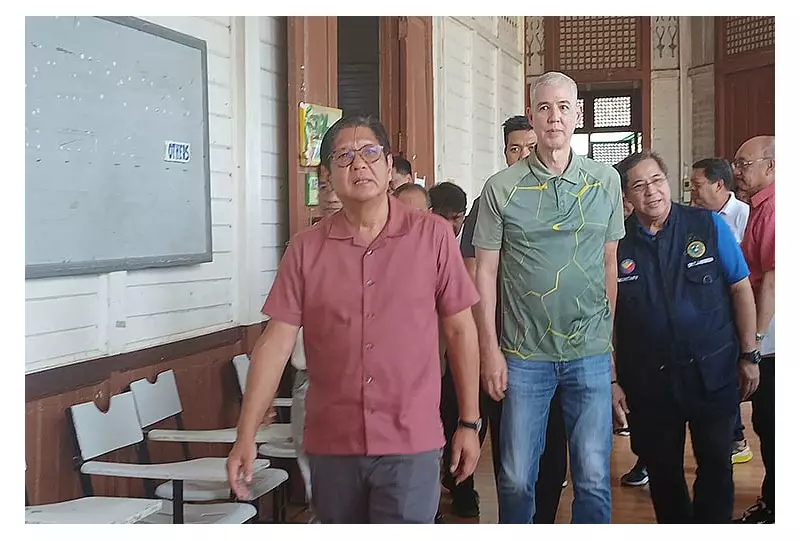 Marcos Inspects Typhoon-Hit Negros, Dismisses Budget Allegations