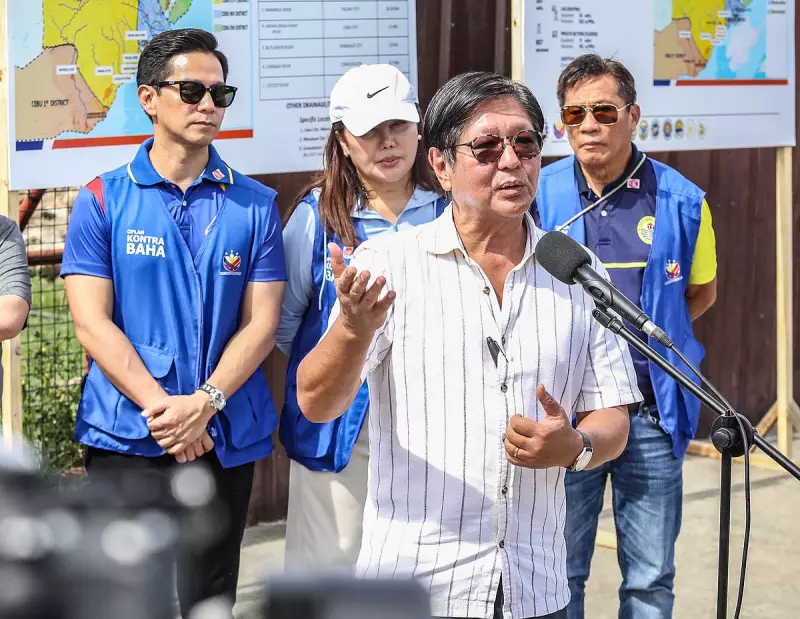 Marcos Launches Oplan Kontra Baha, Plans Sabo Dams for Cebu Flood Control
