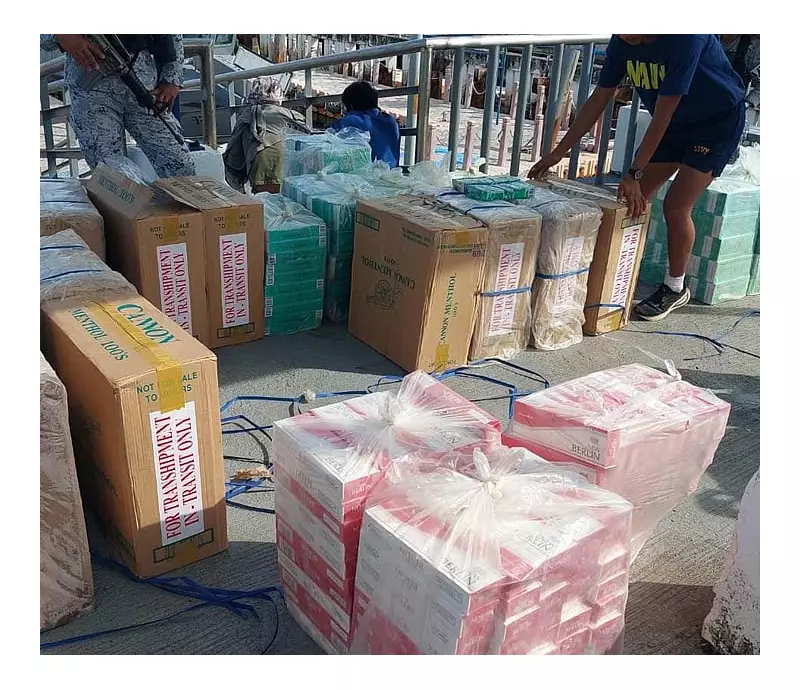 Navy Seizes P2.8M Smuggled Cigarettes in Zamboanga Waters