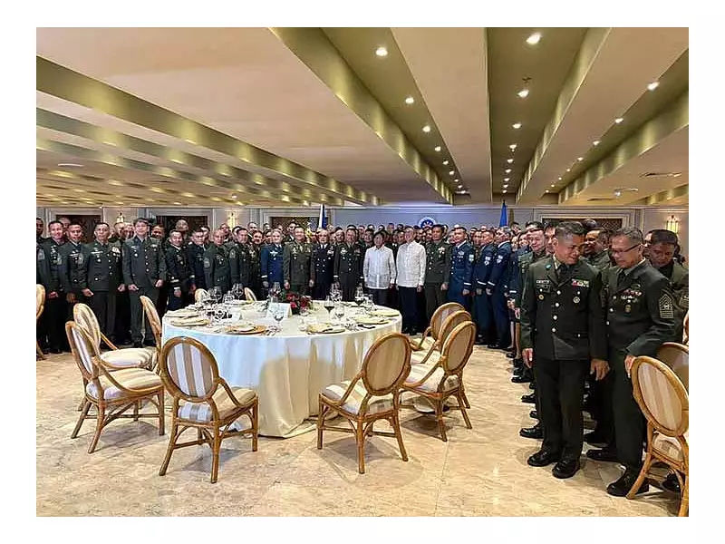 President Marcos Urges AFP Unity Against Fake News in Malacañang Address