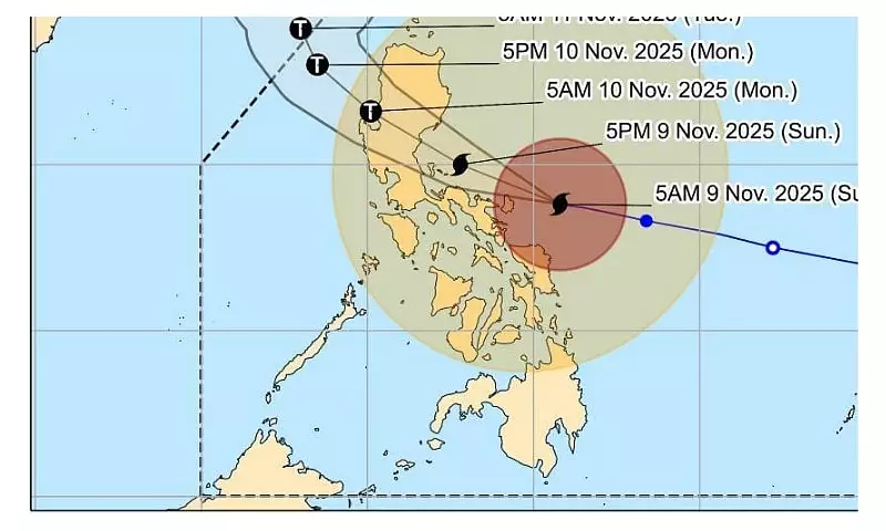 Super Typhoon Uwan Halts Gov't Work in Central Visayas Nov 10-11