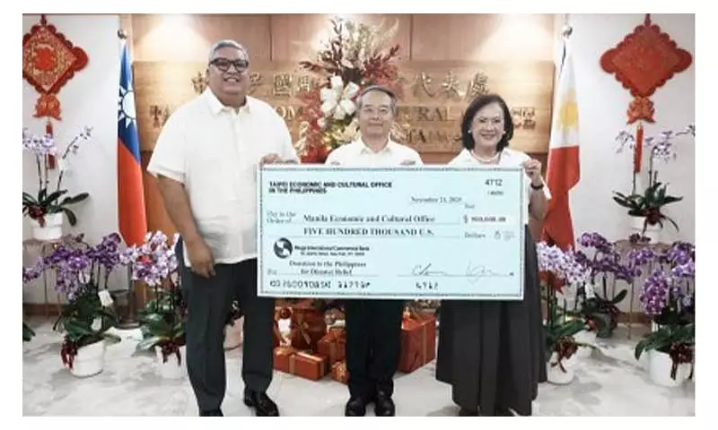 Taiwan Donates $500K to Philippines for Typhoon Recovery