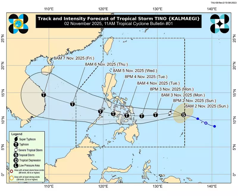 Tropical Storm Tino Approaches Iloilo City: Emergency Preparations Underway