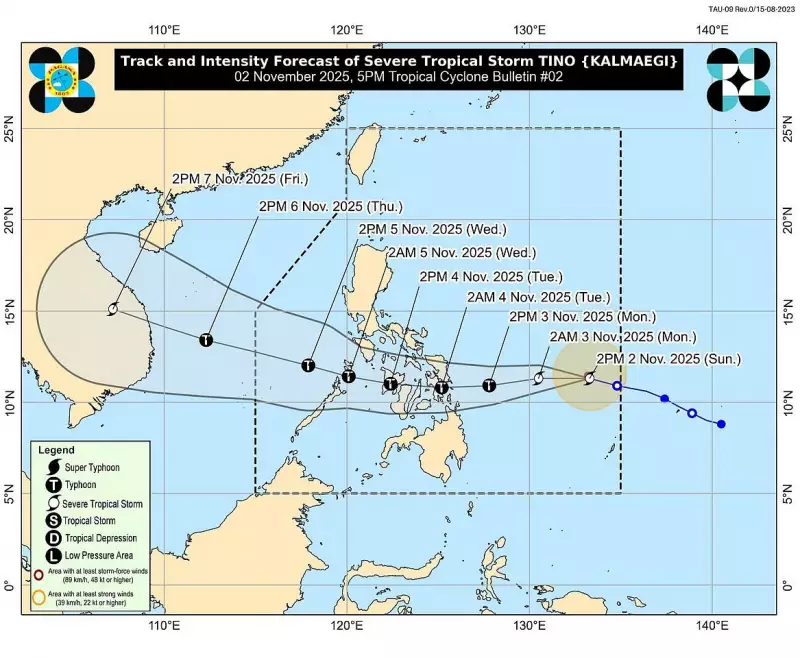 Tropical Storm Tino Intensifies: Eastern Visayas Braces for Impact