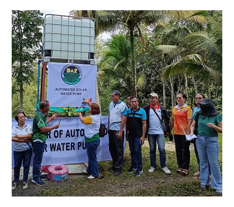 Zamboanga Farmers Get P400K Solar Water Pumps from DAR