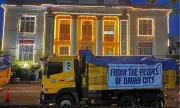 Davao Sends 16 Trucks of Relief Goods to Cebu Typhoon Victims