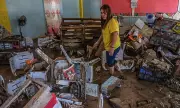 Owak Teachers Salvage Records After Typhoon Tino Floods School