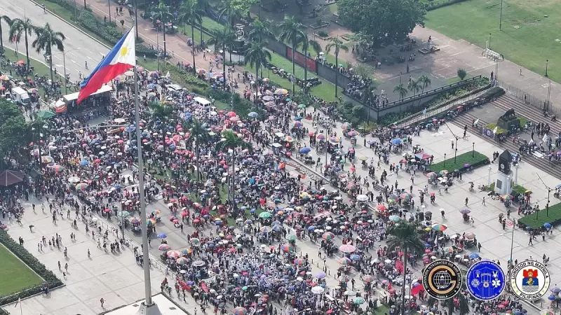 100,000 Filipinos March vs Corruption in Flood Control Projects
