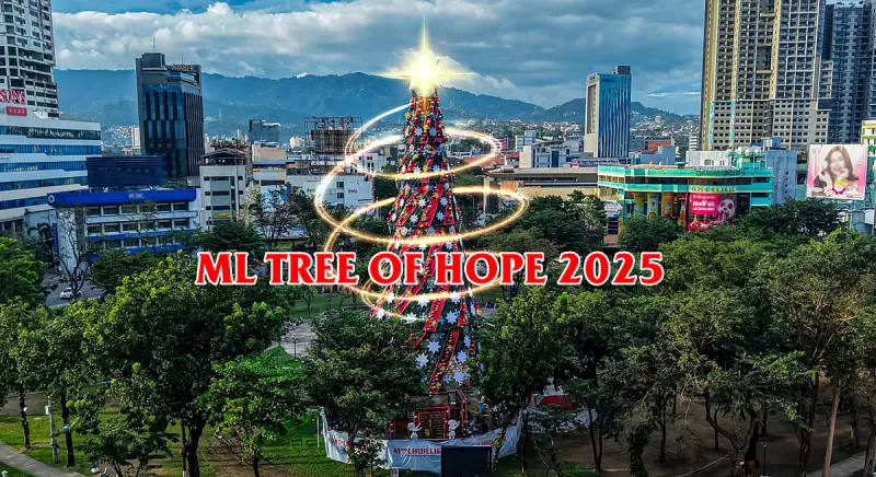 Cebu's Tree of Hope Lights Up After Earthquake and Typhoon Disasters