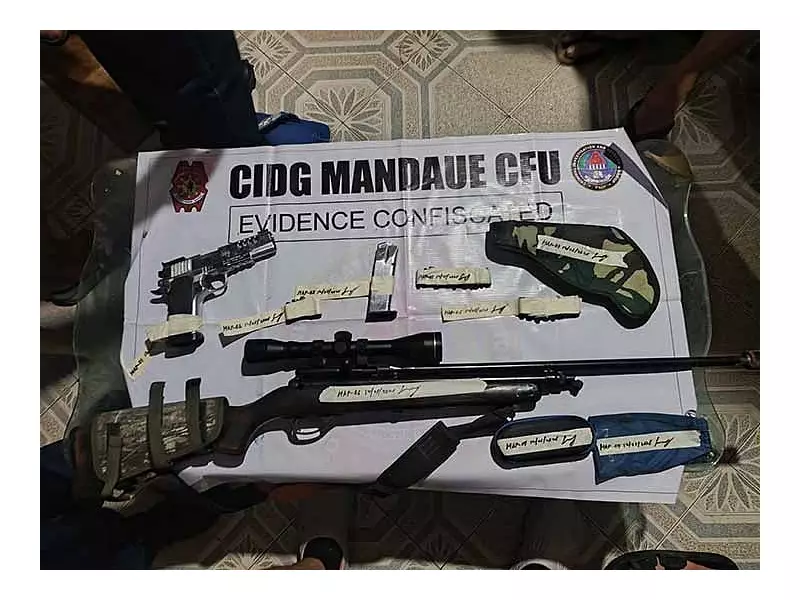 CIDG-Mandaue Raid in Toledo City Nabs Senior, Seizes Unlicensed Guns