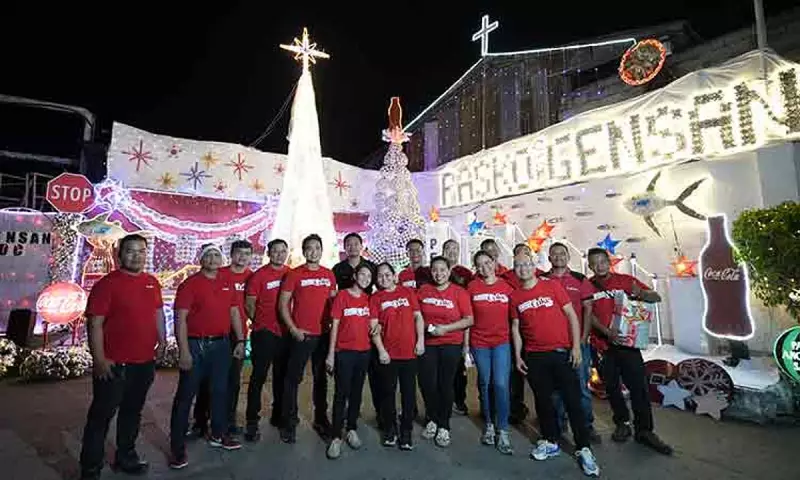 Coca-Cola's 30+ PH Sites Sparkle with Recycled 'Bituin ng Pag-asa' Christmas Lights