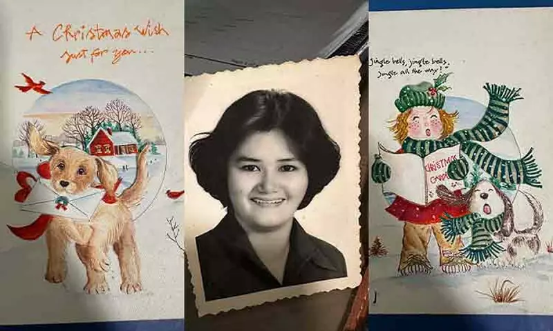 Davao Artist, 76, Keeps Christmas Magic Alive with Hand-Painted Postcards