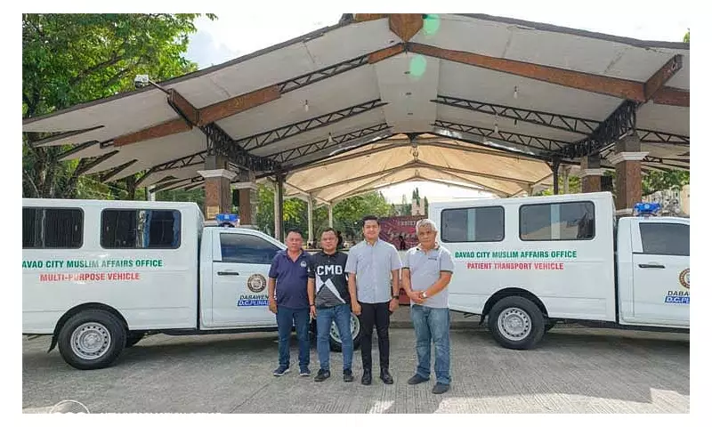 Davao City Boosts Muslim Community Services with New Vehicles
