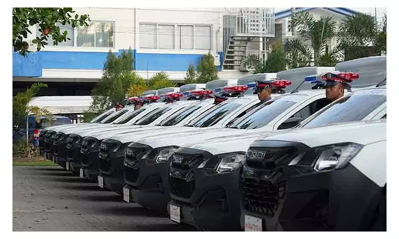 Davao City Boosts Police Fleet with P77M Vehicle Turnover