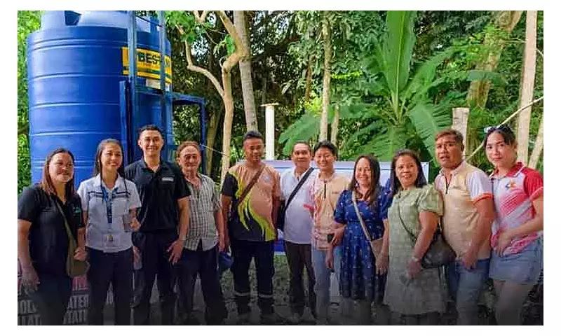 Davao City Installs 8 Water Tanks in Barangay Langub, Aiding 1,150 Households