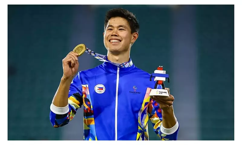 EJ Obiena Vaults to 4th SEA Games Gold, Smashes Record at 5.70m