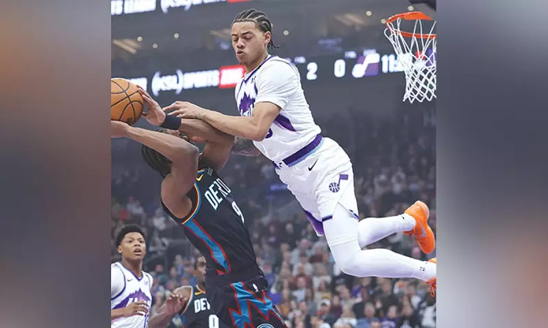 Keyonte George's Buzzer-Beater Lifts Jazz Over Pistons 131-129