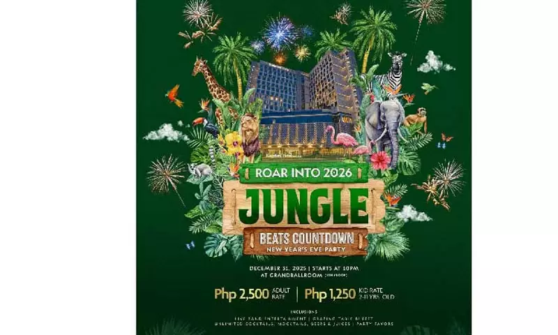 Kingsford Hotel Manila's 2026 NYE: Jungle Beats & Staycation Packages