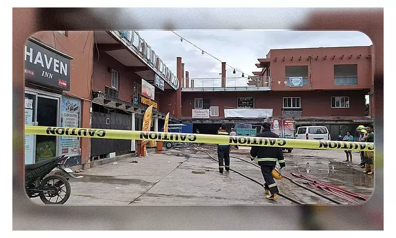 LPG Warehouse Fire in Talisay City Injures Two Workers, Investigation Underway