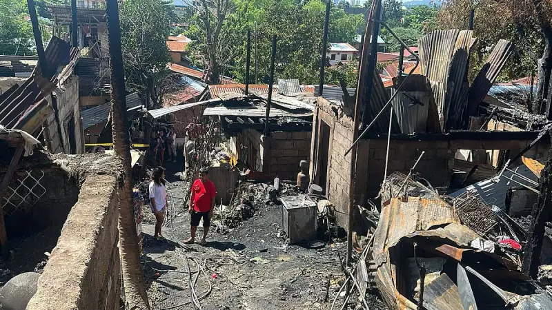 Mandaue Fire Damages 20 Homes: Man Faces Arson After Alleged Suicide Attempt