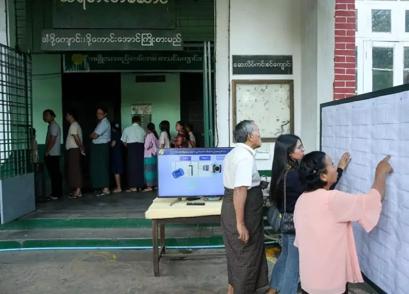 Myanmar Begins 2025 General Election in Three Phases, New Voting System