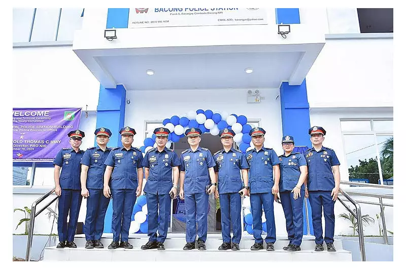 New Bacong Police Station Inaugurated in Negros Oriental, Boosting Public Safety