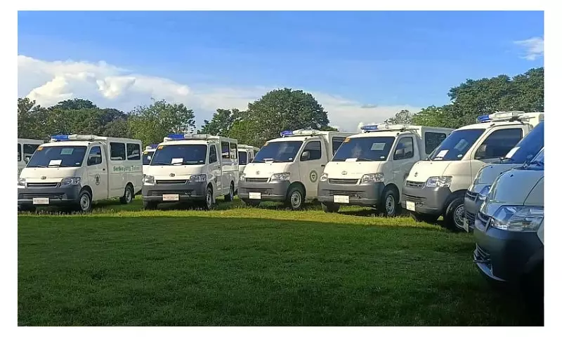 North Cotabato Distributes 100 Rescue Vehicles to Barangays in 8 Municipalities
