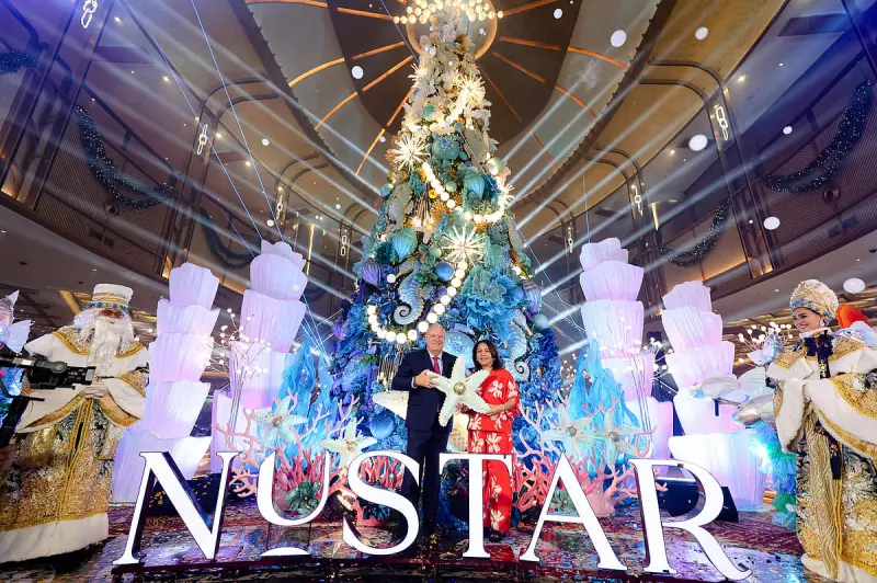 NUSTAR Cebu Lights 'Pearl' Christmas Tree, Launches Festive Season