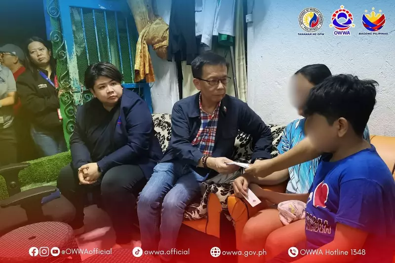 OWWA Vows Educational Aid for Son of OFW Killed in Hong Kong Fire