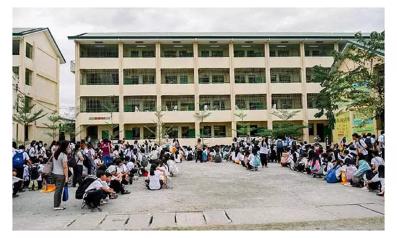 Pampanga High School Holds Major Earthquake Drill with CDRRMO