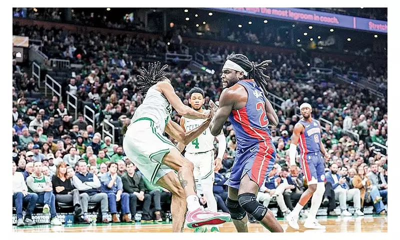 Pistons Beat Celtics 106-102, Extend East Lead with 21-5 Record