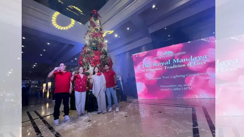 Royal Mandaya Hotel's 'Christmas Tradition of Love' Tree Lighting Led by Escandor Family